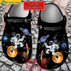 Personalized Spaceman Coin Crypto Crocs