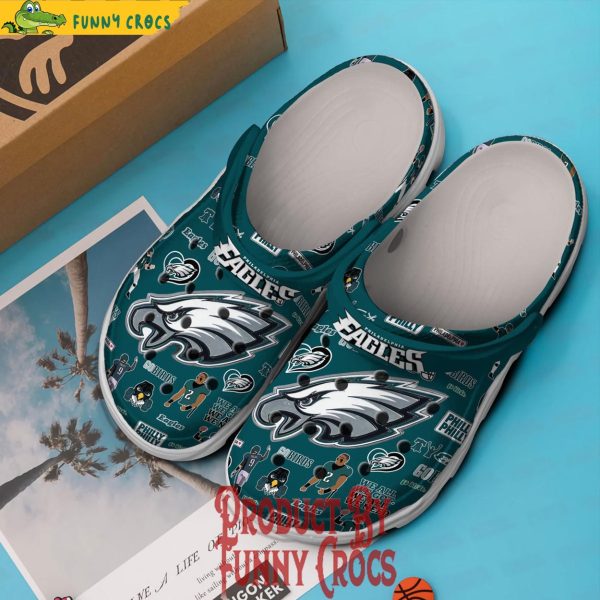 Philadelphia Eagles Crocs For Adults