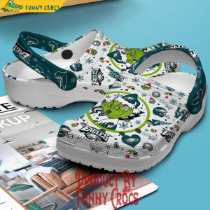 Philadelphia Eagles Grinch Christmas Crocs Shoes 2