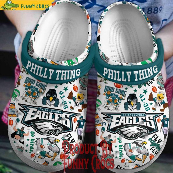 Philadelphia Eagles Philly Thing Crocs Shoes