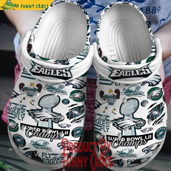 Philadelphia Eagles Super Bowl LII Crocs Shoes