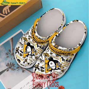 Pittsburgh Penguins Crocs Slippers