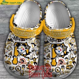 Pittsburgh Penguins White Crocs