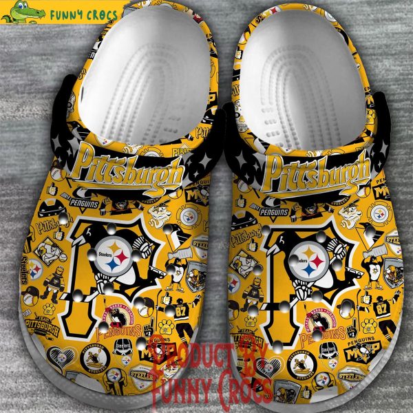 Pittsburgh Penguins Yellow Crocs