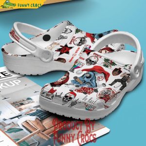 Rammstein Skull Merry Christmas Crocs