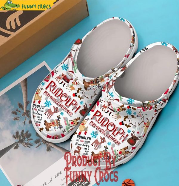 Rudolph The Red Nosed Reindeer Christmas Crocs