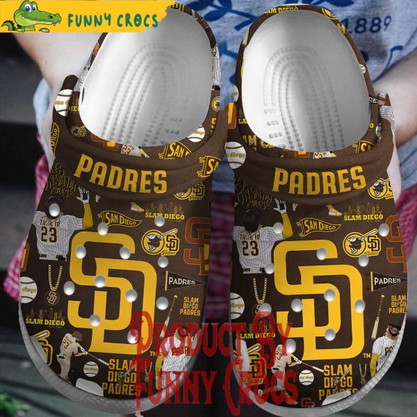 San Diego Padres Crocs Clogs Shoes