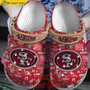 San Francisco 49ers Crocs For Adults 1