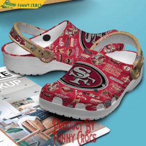 San Francisco 49ers Crocs For Adults 2