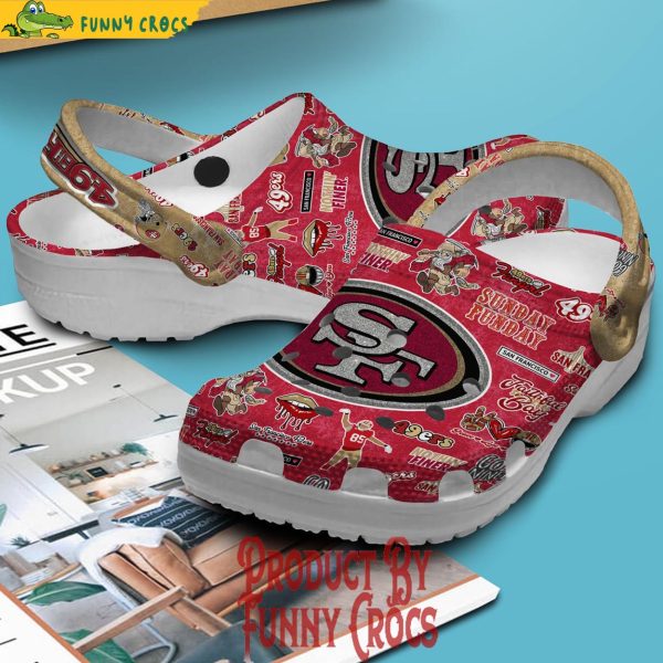 San Francisco 49ers Crocs For Adults