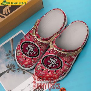 San Francisco 49ers Crocs For Adults 3