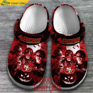 San Francisco 49ers Horror Movie Crocs