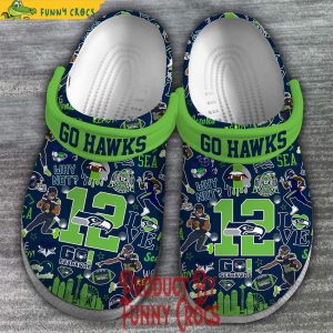 Seattle Seahawks Crocs Slippers