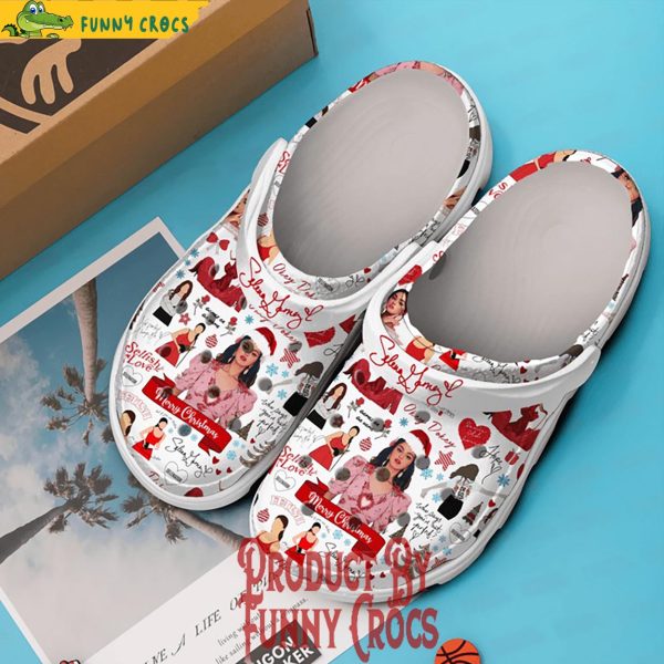 Selena Gomez Merry Christmas Crocs Shoes