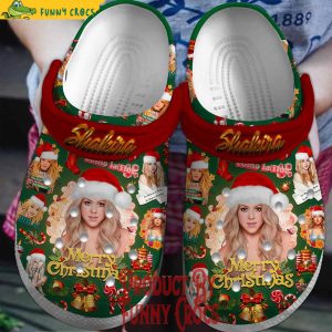 Shakira Merry Christmas Crocs Shoes