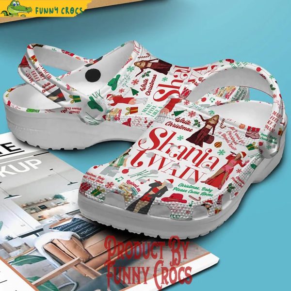 Shania Twain Christmas Crocs Shoes