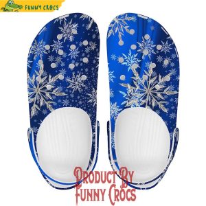 Snowflake Christmas Crocs