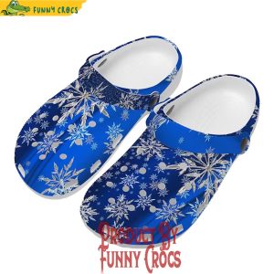 Snowflake Christmas Crocs 2