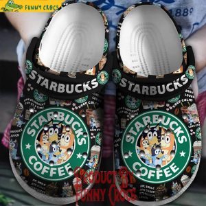 Starbucks Bluey Crocs Shoes