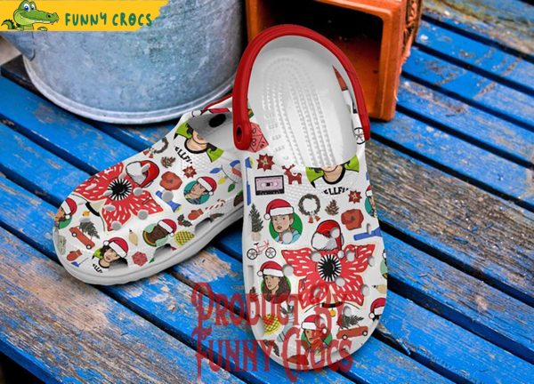 Stranger Things Christmas Crocs Shoes