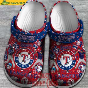 Texas Rangers Baseball Crocs Shoes