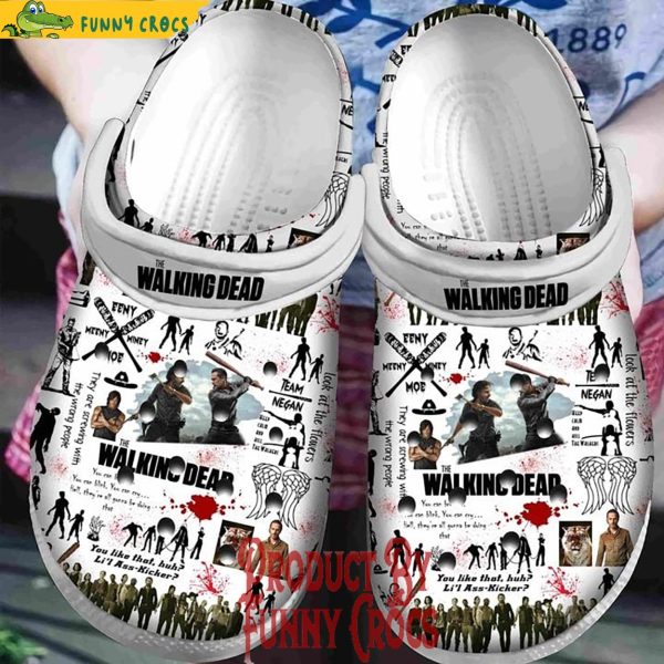 The Walking Dead Crocs Slippers