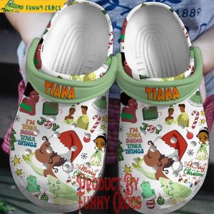 Tiana The Princess Christmas Crocs Shoes