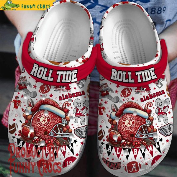 Alabama Crimson Roll Tide Crocs Shoes