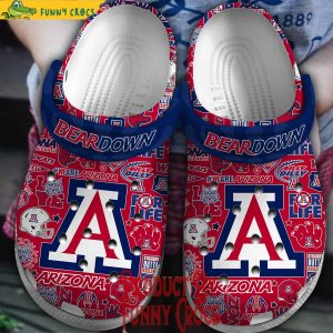 Arizona Bear Down Crocs Shoes