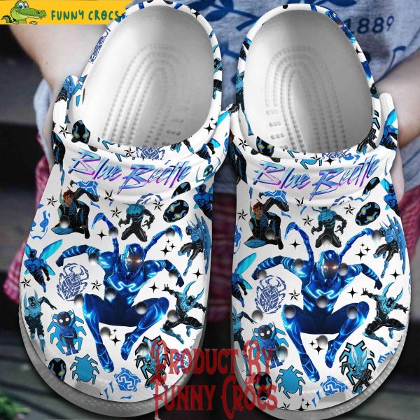 Blue Beetle Crocs Slippers