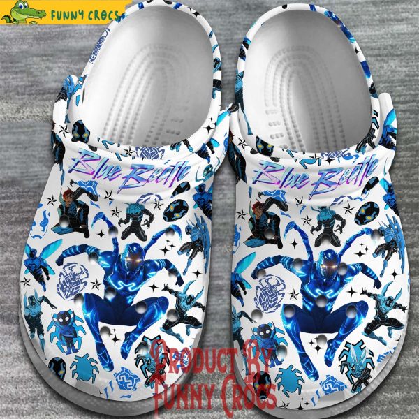 Blue Beetle Crocs Slippers