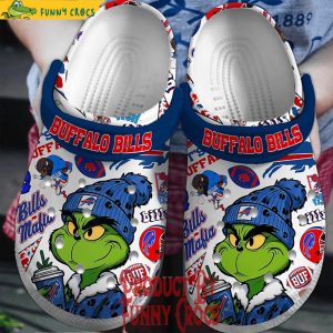 Buffalo Bills Grinch Crocs Shoes