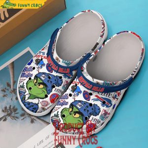 Buffalo Bills Grinch Crocs Shoes 2