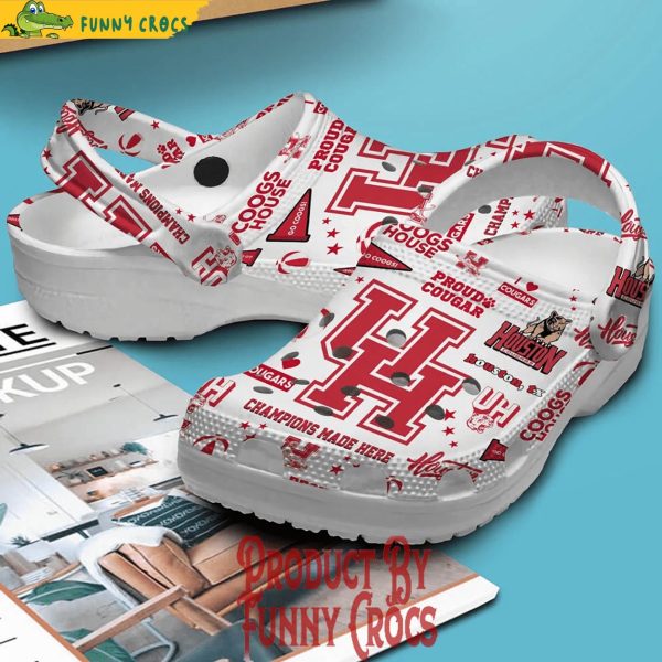 Champions Houston Cougars Crocs Shoes Made Here