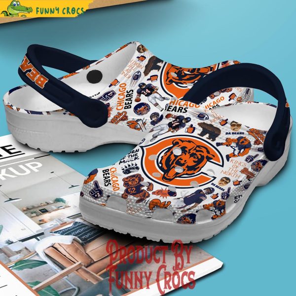 Chicago Bears Down Crocs Shoes