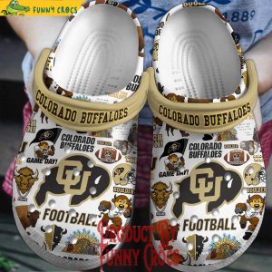 Colorado Buffaloes Football Crocs For Adults