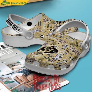 Colorado Buffaloes Go Buffs Football Crocs For Adults 2