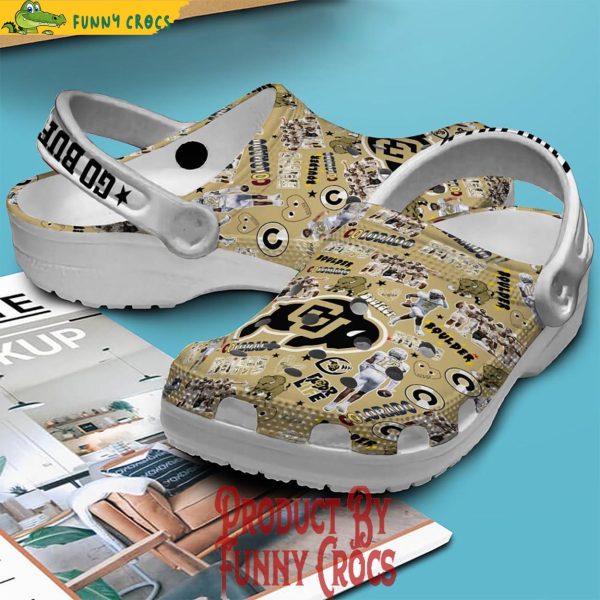 Colorado Buffaloes Go Buffs Football Crocs For Adults