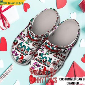 Customized Valentines Love Heart Gnomes Crocs