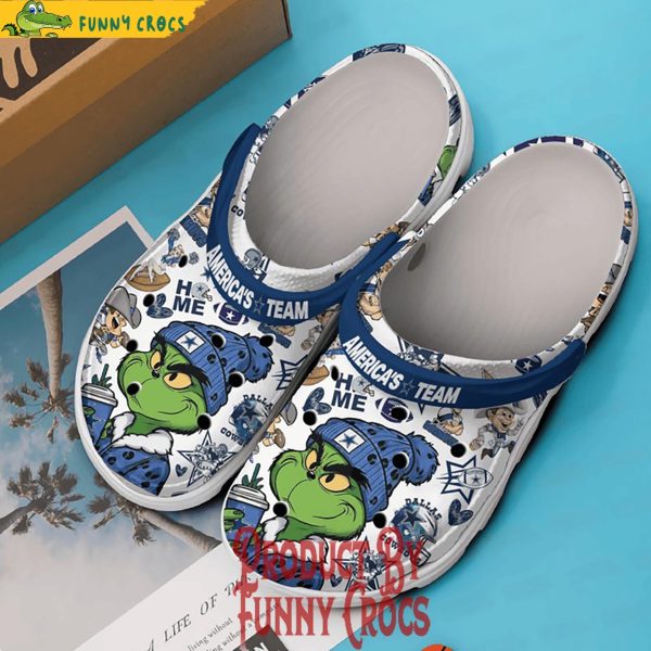 Dallas Cowboys American Team Grinch Crocs Shoes