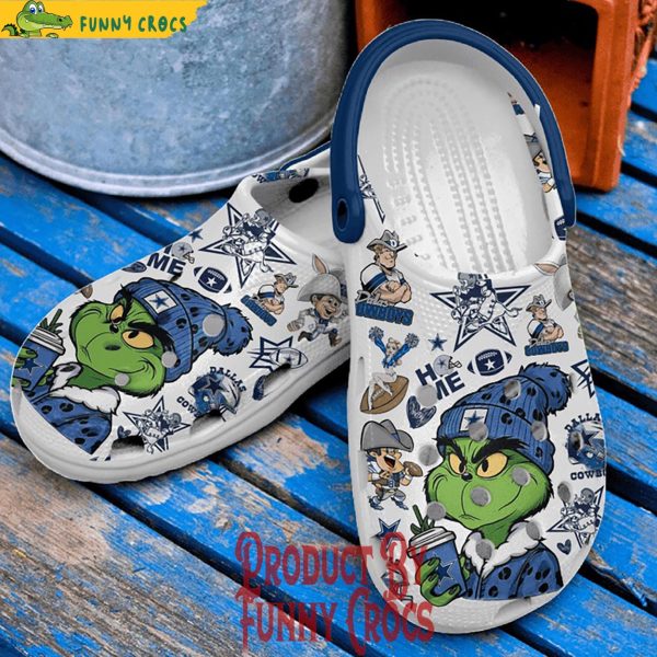 Dallas Cowboys American Team Grinch Crocs Shoes