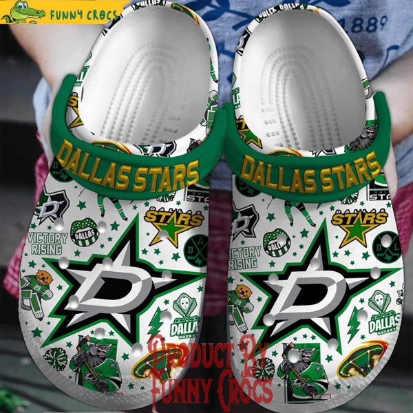 Dallas Stars Victory Rising Crocs Shoes