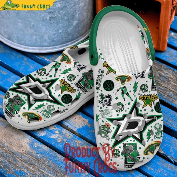 Dallas Stars Victory Rising Crocs Shoes