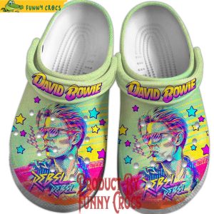 David Bowie Rebel Rebel Music Crocs