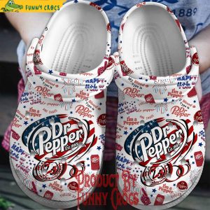 Dr Pepper 4th Of July Independence Day Crocs Shoes