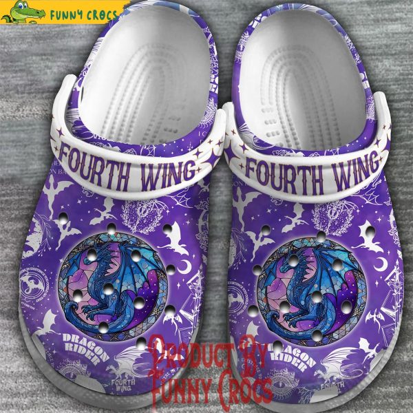 Dragon Rider Fourth Wing Crocs Shoes