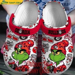 Georgia BullDogs Grinch Crocs Shoes 1