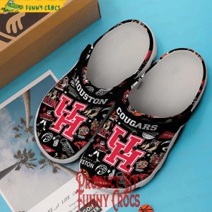 Houston Cougars NCAA Black Crocs Shoes