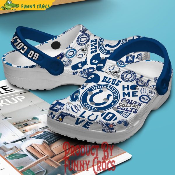 Indianapolis Colts Go Colts Crocs For Adults