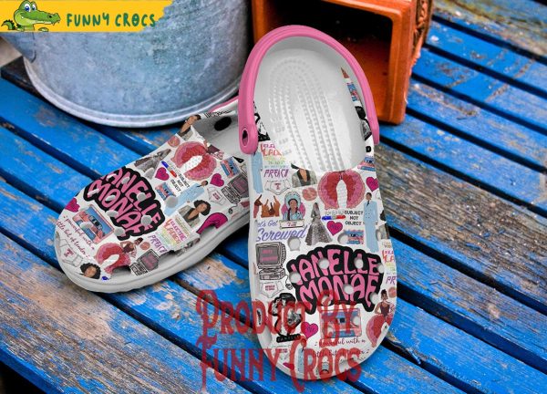 Janelle Monáe PYNK Crocs Shoes